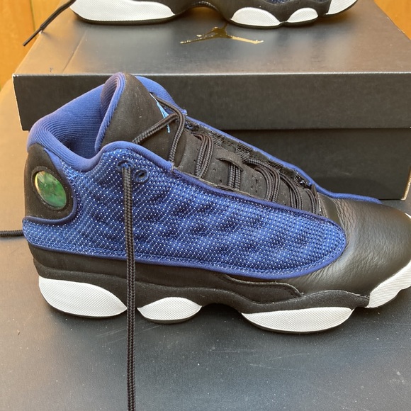 Jordan 13 Brave Blue (GS) size 6Y - Picture 3 of 10